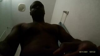 Huge african penis ready for soak vagina solo masturbation.