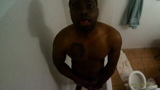 Huge african penis ready for soak vagina solo masturbation.
