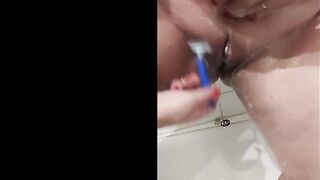 Cunt shave , bbw body , huge melons