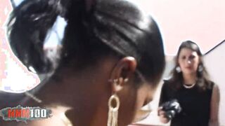 African Beauty inside her first porn video