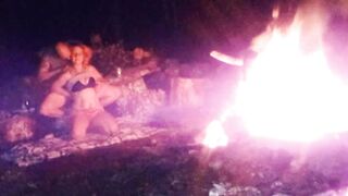 Screwing my brothers wifey by the camp fire