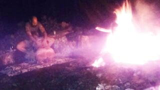 Screwing my brothers wifey by the camp fire