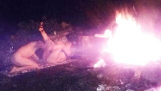 Screwing my brothers wifey by the camp fire