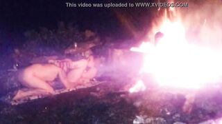 Screwing my brothers wifey by the camp fire