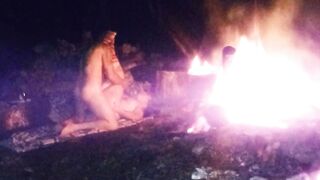 Screwing my brothers wifey by the camp fire