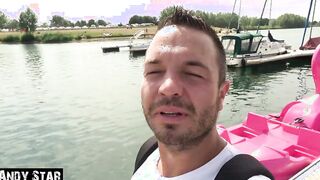 SUMMER INTO GERMANY BIMBO POUNDED INTO PEDAL-BOAT
