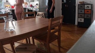 Flashing And Oral Sex with Delivery Man