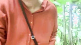 Outdoors nudity Goddess MILF stepmom have Squirting Orgasm into park