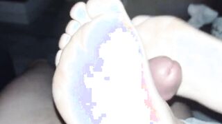 Turf Job and cum on panty twat