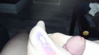 Turf Job and cum on panty twat