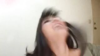 Penis whore snatch nailed rough inside reverse cowgirl