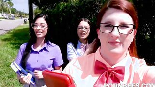 Nerds Do It Better Ella Cruz, Jasmine Vega, Bess Breast