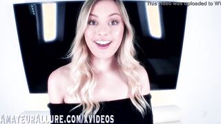 AMBER MOORE, BLONDE BABE LOVES A ROUGH PENIS