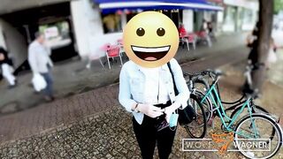 BBW SITS ON MY PENIS!! OUTDOORS BJ and TABLE FUCKED: