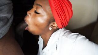 Sweet Cheeks Bria and Sis blowing big black cock and swallowing!