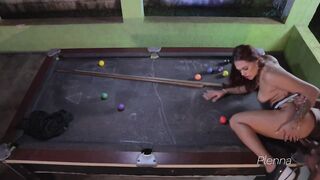 Swapping Pool Table Nuts - Marsha Love and Ed Junior