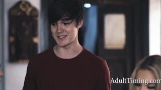 Exemplary Milf Teaches Son And Daughter The Virtue Of Sharing