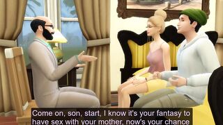 Dad compelled Milf to plowed with pure son - family