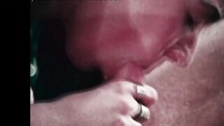 Nice Bombshell cunt with mouth banged up on a motorcycle and sucks