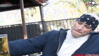 Big Titted Blonde gets a big creampie on her titties