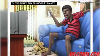 Funk sexual chair dance - Brazilian Slumdogs