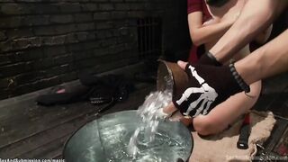 Tiny melons blond spanked and screwed