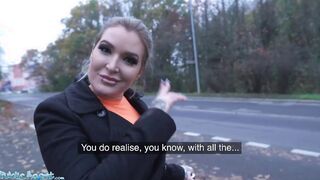 Outside Agent Alexxa Vice’s Long Titted and Tight Leather Trousers