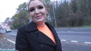 Outside Agent Alexxa Vice’s Long Titted and Tight Leather Trousers