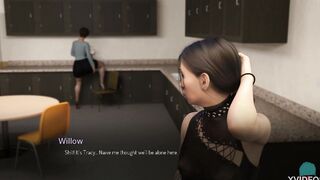 COLLEGE TIED #12 - milf professor masturbates