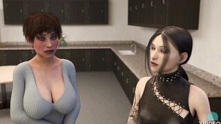 COLLEGE TIED #12 - milf professor masturbates