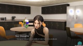 COLLEGE TIED #12 - milf professor masturbates