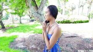 Berlyn Dildo Kinky The Blasian Squirter Inside Bus