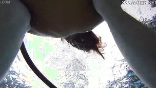 Sophie Murena hottest solo Cutie underwater