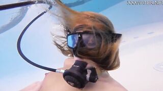 Sophie Murena hottest solo Cutie underwater