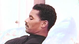 Ebony dick cum on her african butt