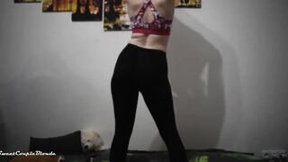 Striptease Into Leggins - Miiley Grey