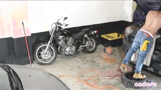 I boned the mechanic