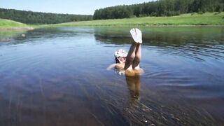 Naked into Volga two
