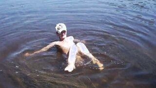 Naked into Volga two