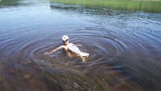 Naked into Volga two
