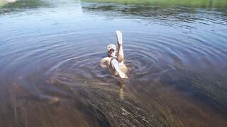 Naked into Volga two