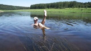 Naked into Volga two
