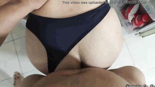 Step-Daughter Cooking Her Stepfather Takes Advantage of Her When Left