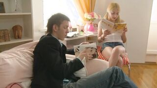 TABOO - stepbro fucks skinny stepsister into the booty