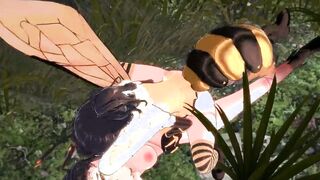 Halloween One Of A Kind - Creature Feature - Queen Bee gets creampied