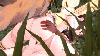 Halloween One Of A Kind - Creature Feature - Queen Bee gets creampied