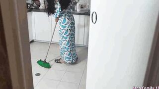 Freaky Step Daughter Gets Boned With Her Stepdad Into The Kitchen