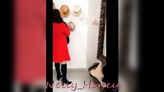 Excursion to the museum without panties