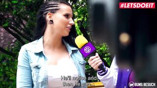 LETSDOEIT - Big Titted German Model Makes 1 Lucky Fan Happy