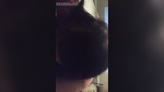 Vixen1217 worships a Texas big black dick bull